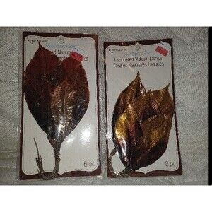 Recollections Boutique Fleur Lacquered Natural Gold Leaf Scrapbooking